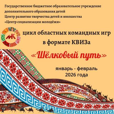 Цикл областных командных игр в формате КВИЗа «Шёлковый путь»